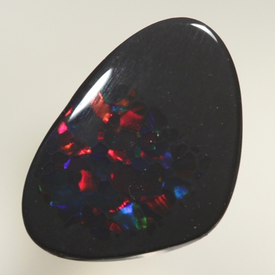 SOLID BLACK OPAL Deep gem colours 